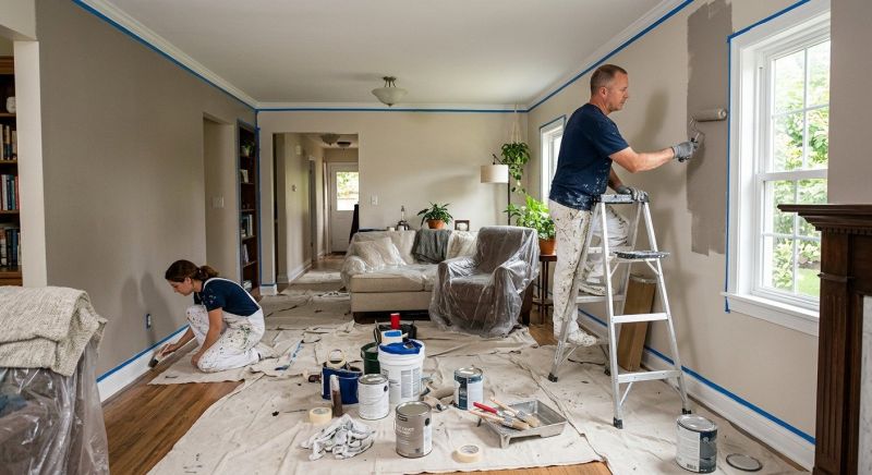Interior Painting Service project example